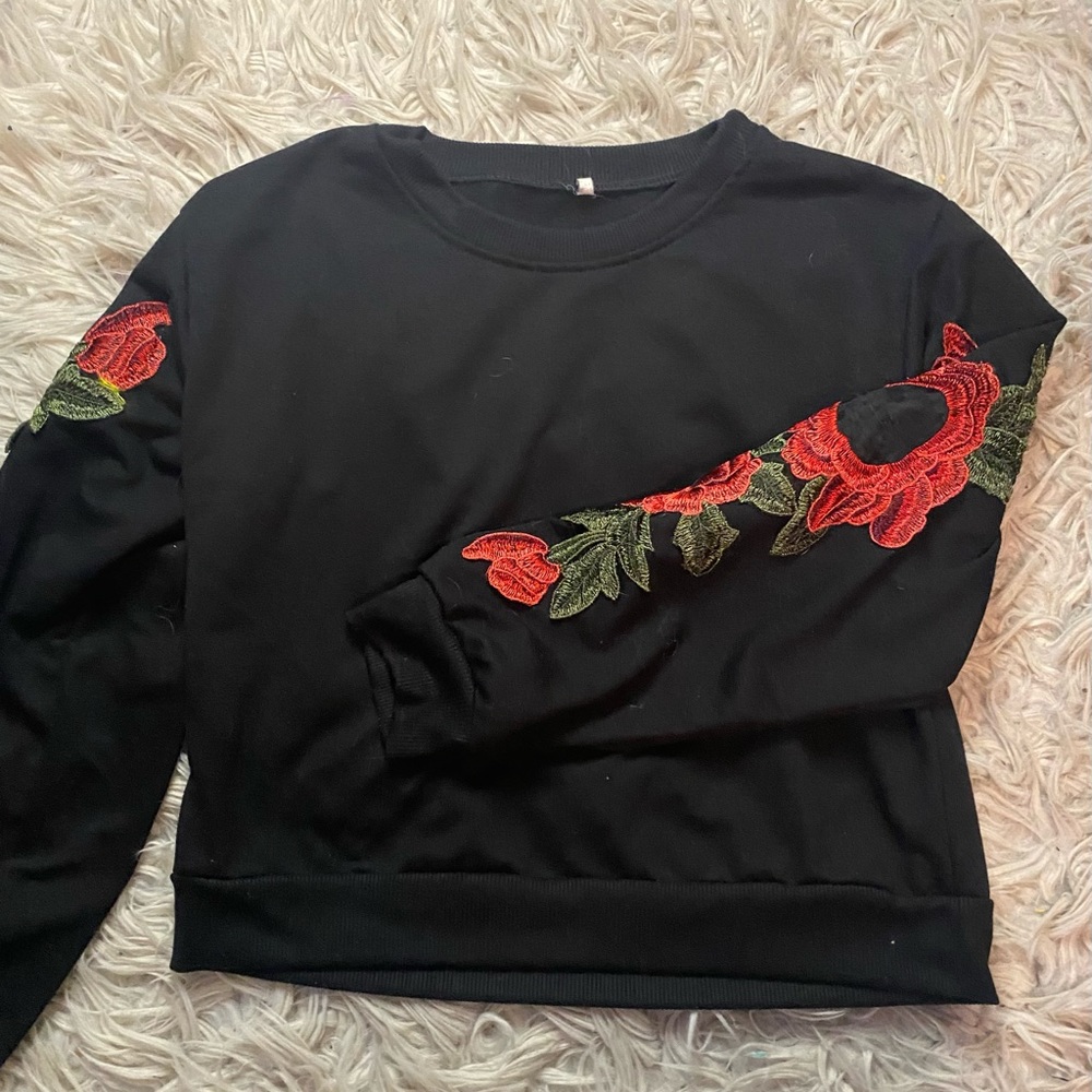 Cropped forever 21 sweater